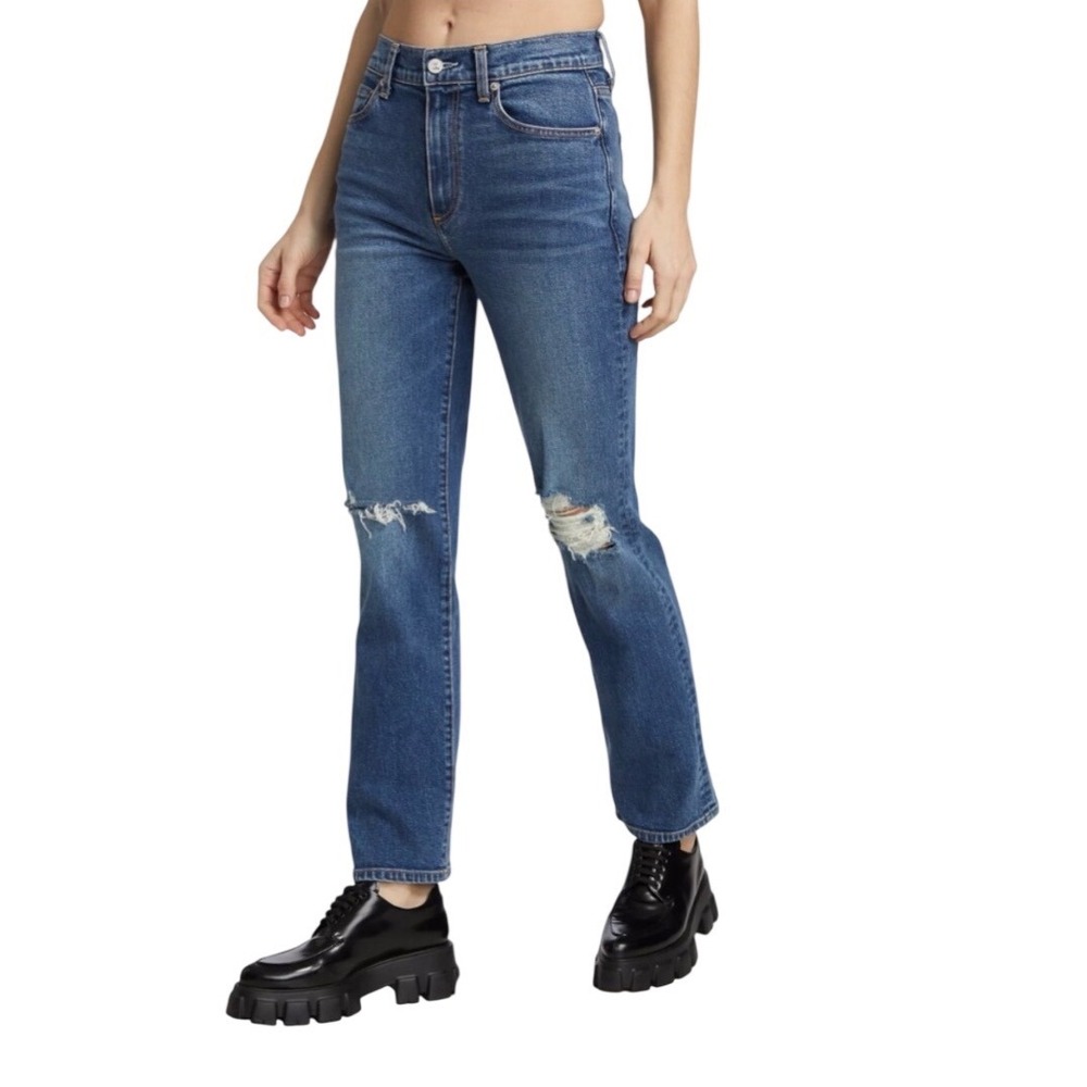 Le Jean Sabine Ankle Straight Size 24 $239
